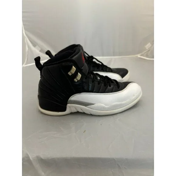 Air jordan 12 retro playoff 2022 black white mens shoes size 8 CT8013 006